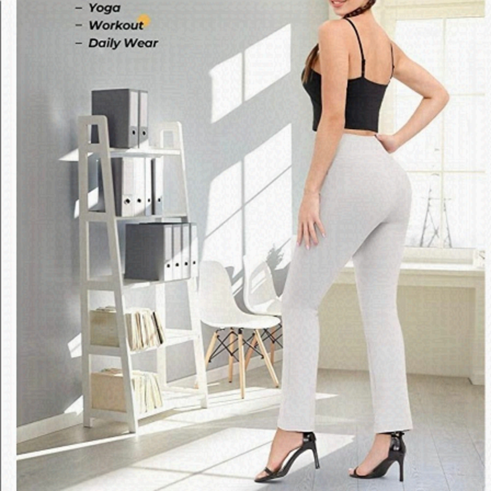 🌟along FIT Bootcut Flare Yoga Pants with Pockets